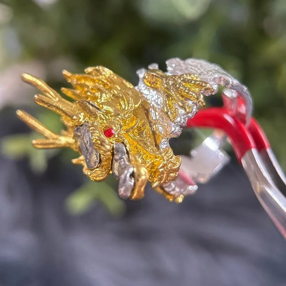 Silver/Gold‎ Dragon Ring